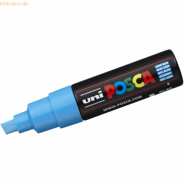 4902778916544 - 6 x Fasermaler Uni Posca PC-8K 8mm hellblau