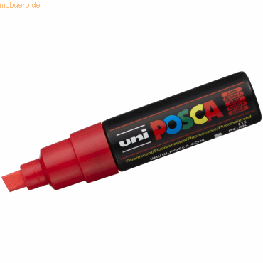 4902778916919 - 6 x Fasermaler Uni Posca PC-8K 8mm neon rot