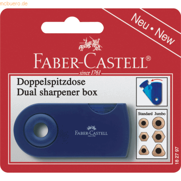 6933256608055 - 5 x Doppelspitzdose Sleeve farbig sortiert auf Blisterka