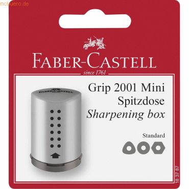 4005401837879 - 5 x Einfachspitzdose Grip 2001 Mini silber Blisterkarte 4005401837879 - 5 x Einfachspitzdose Grip 2001 Mini silber Blisterkarte