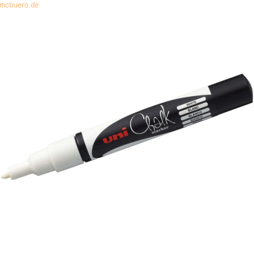 Faber Castell Kreidemarker Uni Chalk PWE-3MS 0,9-1,3mm weiß