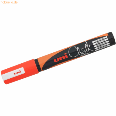 4902778140031 - 12 x Kreidemarker Uni Chalk PWE-5M 18-25mm orange