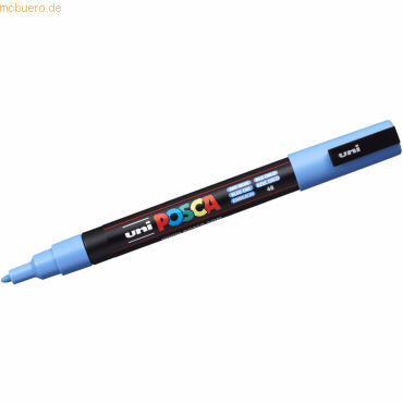 4902778036822 - 6 x Fasermaler Uni Posca PC-3M 09-13mm himmelblau