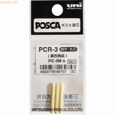 4902778189757 - 10 x Ersatzspitzen Uni Posca PC-3M 09-13mm VE=3 Stück