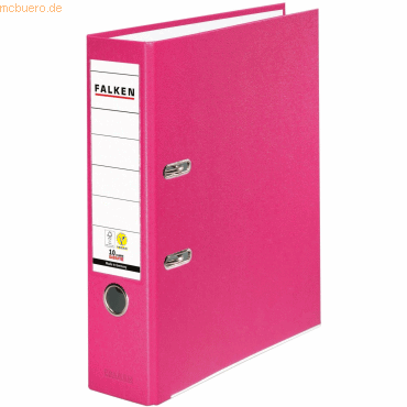 Falken Ordner PP-Color A4 80mm vegan pink