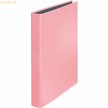10 x Falken Ringbuch PastellColor A4 2 Ringe A4 Flamingo-Pink,