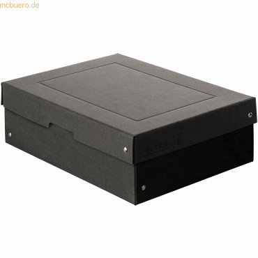 4014481245085 - Archivbox PURE Box Black A4 für bis zu 1250 Blatt mit Beschriftungsfeld L 320 x B 240 x Füllhöhe 100 mm Blauer Engel FSC®-Pappe schwarz 4014481245085 - Archivbox PURE Box Black A4 für bis zu 1250 Blatt mit Beschriftungsfeld L 320 x B 240 x Füllhöhe 100 mm Blauer Engel FSC®-Pappe schwarz