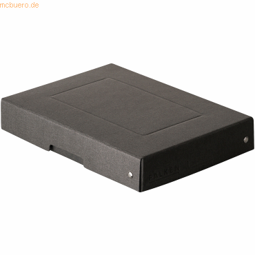 4014481245108 - Archivbox PURE Box Black A5 für bis zu 500 Blatt mit Beschriftungsfeld L 250 x B 180 x Füllhöhe 40 mm Blauer Engel FSC®-Pappe schwarz 4014481245108 - Archivbox PURE Box Black A5 für bis zu 500 Blatt mit Beschriftungsfeld L 250 x B 180 x Füllhöhe 40 mm Blauer Engel FSC®-Pappe schwarz