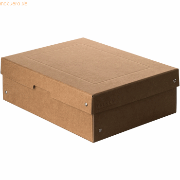 4014481245580 - Archivbox PureBox Nature A4 für bis zu 1250 Blatt mit Beschriftungsfeld L 320 x B 240 x Füllhöhe 100 mm FSC®-Pappe braun 4014481245580 - Archivbox PureBox Nature A4 für bis zu 1250 Blatt mit Beschriftungsfeld L 320 x B 240 x Füllhöhe 100 mm FSC®-Pappe braun