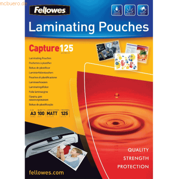0043859641499 - Laminierfolien Capture125 5328601 A3 306x428mm 125mic x2 matt 0043859641499 100 Stück 0043859641499 - Laminierfolien Capture125 5328601 A3 306x428mm 125mic x2 matt 0043859641499 100 Stück