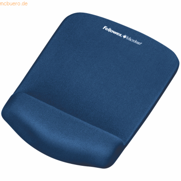 Fellowes Mauspad PlushTouch mit Handgelenkauflage blau