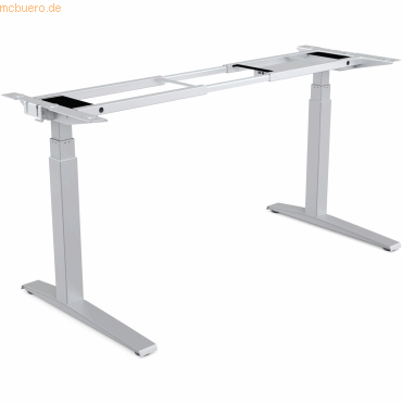 0043859742950 - AKTION Levado elektrisch höhenverstellbares Schreibtischgestell silber ohne Tischplatte C-Fuß-Gestell silber 1200 - 1800 x 800 cm mit CashBack 0043859742950 - AKTION Levado elektrisch höhenverstellbares Schreibtischgestell silber ohne Tischplatte C-Fuß-Gestell silber 1200 - 1800 x 800 cm mit CashBack