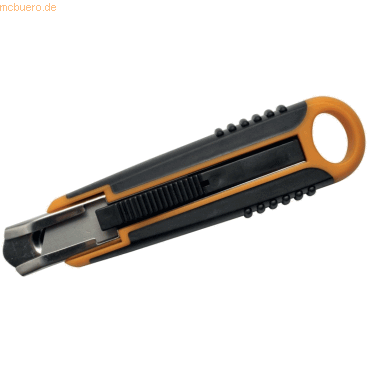 Fiskars Sicherheits Cutter 18 mm schwarz/orange