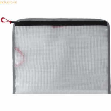 Foldersys Reißverschlusstasche Bungee-Bag A4 PVC-frei transparent