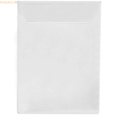 10 x Foldersys Plakattasche A4 hoch PVC selbstklebend transparent