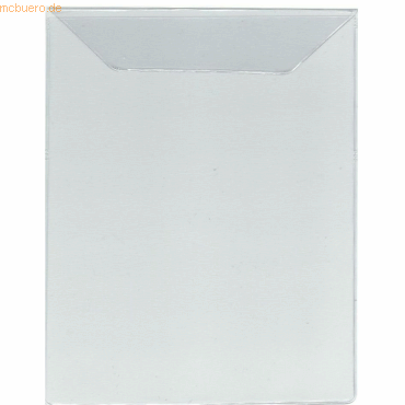 10 x Foldersys Plakattasche A5 hoch PVC selbstklebend transparent