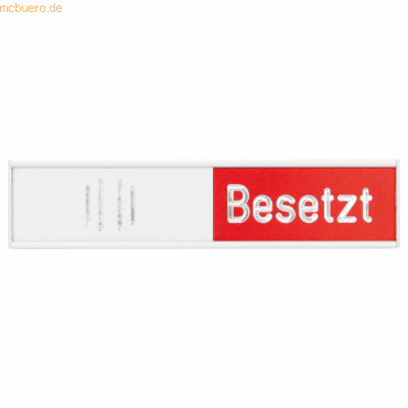 4016946193016 - Türschild Besetzt Frei sebstklebend Alu 102 x 274 mm 4016946193016 Franken