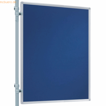 Franken Präsentations-Stellwand 150x120 cm blau/Filz