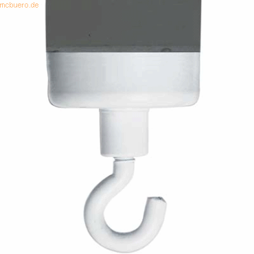 4016946001526 - Haftmagnete mit Haken HM37 rund 37mm Ø weiß 10000g Haftkraft 4016946001526 - Haftmagnete mit Haken HM37 rund 37mm Ø weiß 10000g Haftkraft