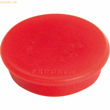 4016946052382 - Haftmagnete HM3801 rund 38x7mm (ØxH) rot 1500g Haftkraft 4016946052382 HM3801 10 Stück