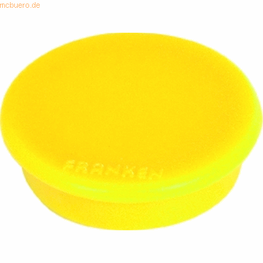 4016946052412 - Haftmagnete HM3804 rund 38x7mm (ØxH) gelb 1500g Haftkraft 4016946052412 HM3804 10 Stück