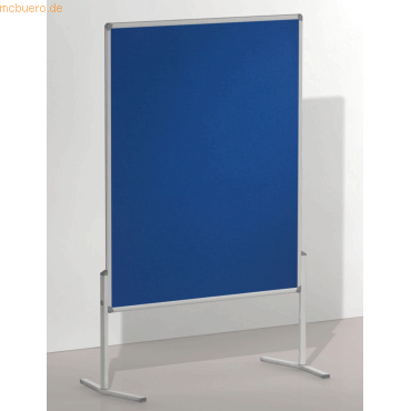Franken Moderationstafel Standard Pro 120x150cm Filz blau