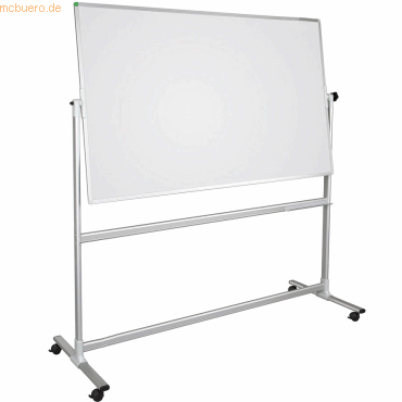 4016946223546 - Mobiles Whiteboard U-Act! Line® Querformat 2-seitig nutzbar Stahl weiß emailliert & Aluminium magnethaftend Ablageleiste B 1700 x H 1930 mm