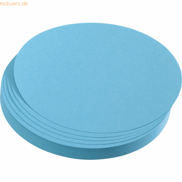 4016946055901 - Moderationskarten Kreise Ø 95cm hellblau 4016946055901 UMZ1018 500 Stück