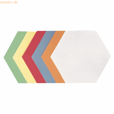 Franken Moderations-Karte Wabe 16,5x19cm sortiert 500 Stück