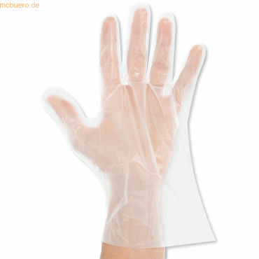 4015544722826 - 10 x Handschuhe Bio transparent Gr 10 XL PLA glatt VE=500