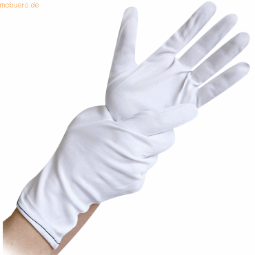 4015544272741 - 25 x Nylon-Handschuh Control L 9 weiß VE=12 Paar