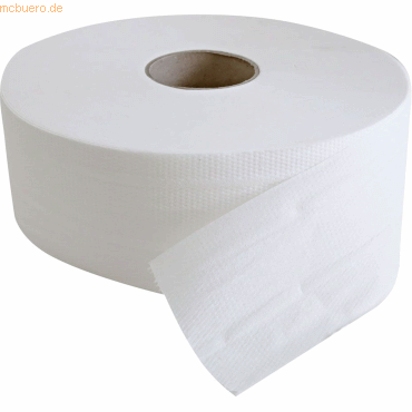 4015544706550 - Toilettenpapier Großrolle Zellstoff 2-lagig 25x95cm hochweiß