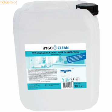 4015544315691 - HYGOCLEAN Wisch-Desinfektionsmittel 10 Liter Kanister