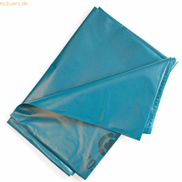 4015544323368 - 10 x LDPE-Abfallsack 240l 60my gelegt VE=10 Stück blau