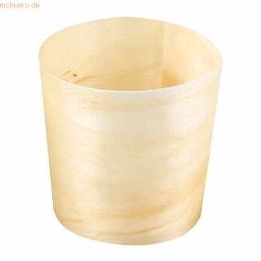 4015544711219 - 10 x Fingerfood-Schalen Bio rund DMxH 45x45mm Holz VE=50 St