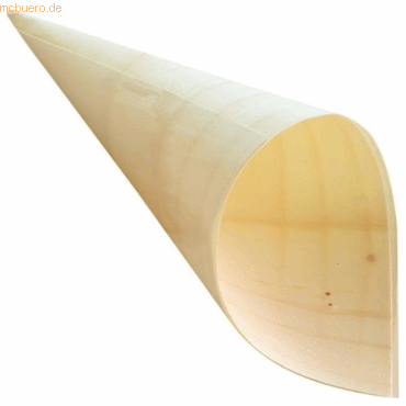 4015544711172 - 10 x Fingerfood-Spitztüten Bio DMxH 35x80mm Holz VE=50 Stüc