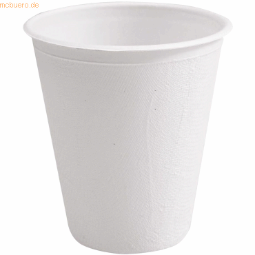 4015544710403 - BIO Kaffeebecher Heißgetränkebecher 300ml aus Zuckerrohr kompostierbar 50 Stk