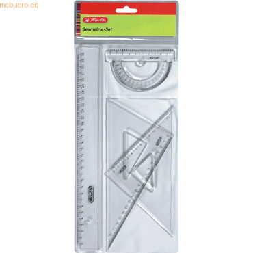 4008118700405 - 5 x Geometrie-Set 4-teilig transparent