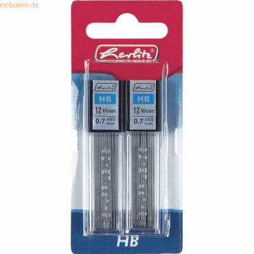 4008118675215 - Druckbleistiftmine hb 05 mm 24 Stk Druckbleistiftmine - Herlitz 4008118675215 - Druckbleistiftmine hb 05 mm 24 Stk Druckbleistiftmine - Herlitz