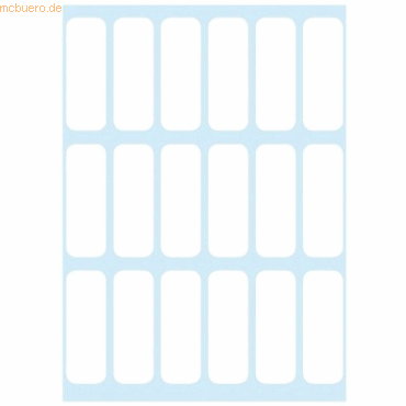 4008110830445 - 10 x Etiketten 34x12mm VE=108 Stück