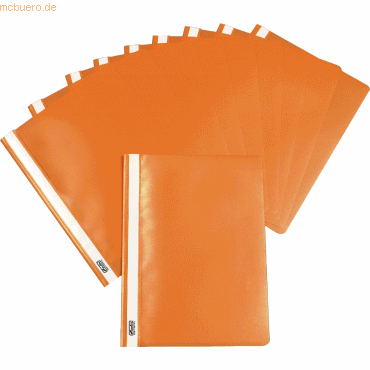 4008110975467 - Schnellhefter DIN A4 aus PP-Folie orange