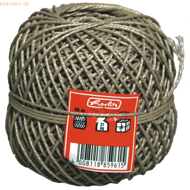 4008118859615 - Verpackungs-Kordel aus PP braun 80 m
