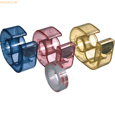 4008118735001 - Klebefilm 10mx12mm transparent 1 Stück mit Abroller