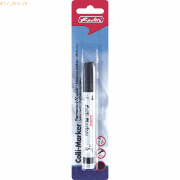 4008118665407 - Permanentmarker Colli 1-4 mm schwarz wasserfest Schreibwaren - Herlitz 4008118665407 - Permanentmarker Colli 1-4 mm schwarz wasserfest Schreibwaren - Herlitz