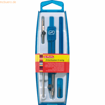 4008118710503 - 4 x Zirkelkasten 5tlg farbig sortiert