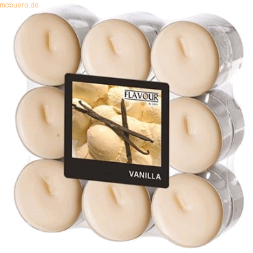 Gala Duft-Teelichter 37,5mm Vanilla VE=18 Stück