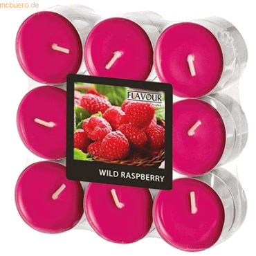 Gala Duft-Teelichter 37,5mm Raspberry VE=18 Stück