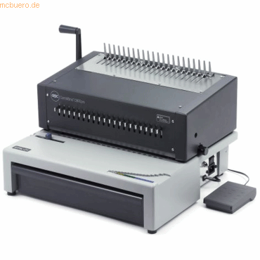 GBC Spiralbindegerät CombBind C800Pro 450 Blatt grau/schwarz