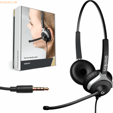 4064693000125 - Headset 2-Ohr mit 35mm Klinke kompatibel für FRITZ!Fon Tablet