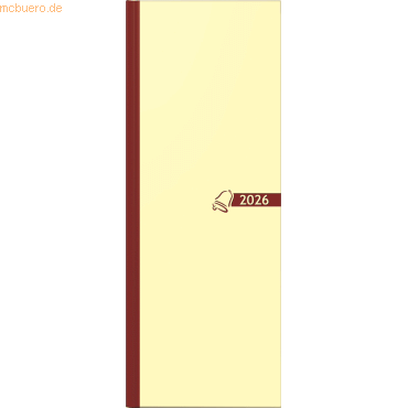 4061947145175 - 5 x Tagebuch 110x297mm 1 Tag Seite chamois Kalendarium 2026 4061947145175 - 5 x Tagebuch 110x297mm 1 Tag Seite chamois Kalendarium 2026